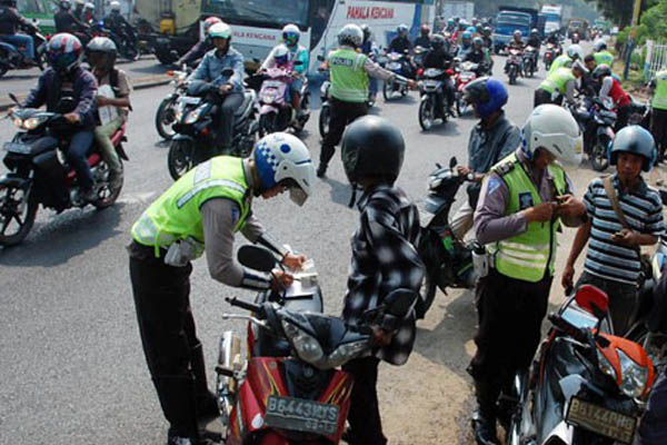 Operasi Zebra di Jakarta Timur Jaring 480 Kendaraan Bermotor